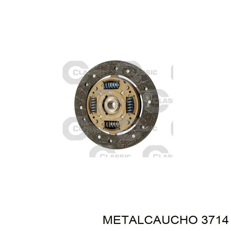 Клапан вентиляції картерних газів 3714 Metalcaucho