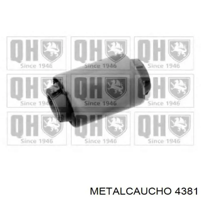 4381 Metalcaucho подушка (опора двигуна, передня)