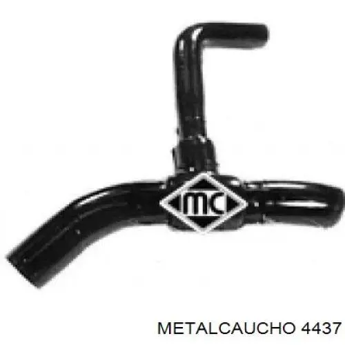 Купити 4437 Metalcaucho Подушка (опора) двигуна, права