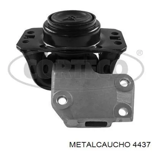 Подушка (опора) двигуна, права 4437 Metalcaucho