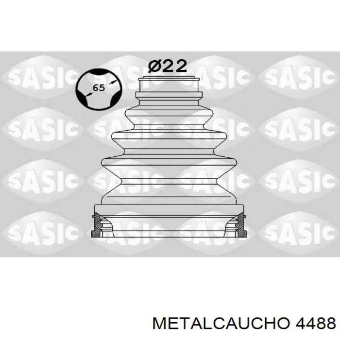 4488 Metalcaucho сайлентблок переднього нижнього важеля