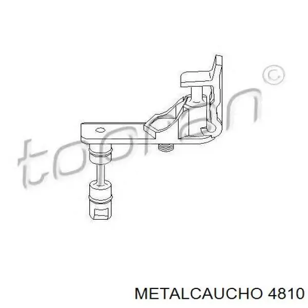 Подушка (опора) двигуна, ліва 4810 Metalcaucho