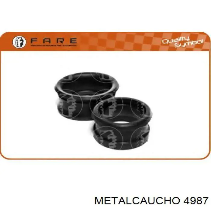 4987 Metalcaucho подушка (опора двигуна, задня)