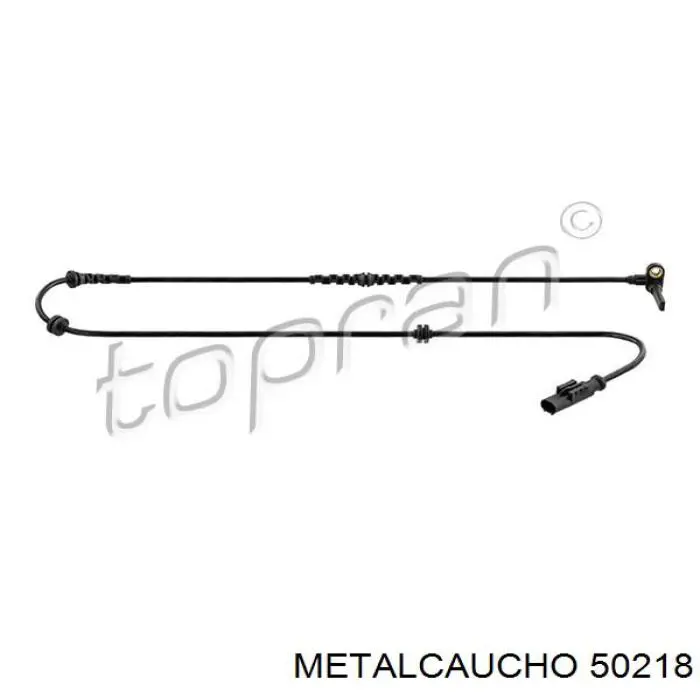 50218 Metalcaucho датчик абс (abs передній)