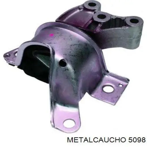 5098 Metalcaucho Підшипник кріплення заднього важеля, задньої підвіски