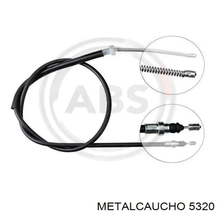 Подушка коробки передач 5320 Metalcaucho