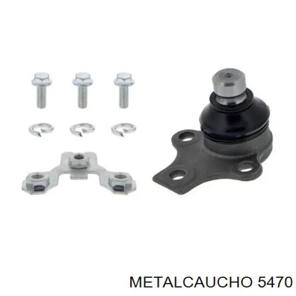 Подушка (опора) двигуна, задня права Metalcaucho 5470 ціна, від 46.61 USD