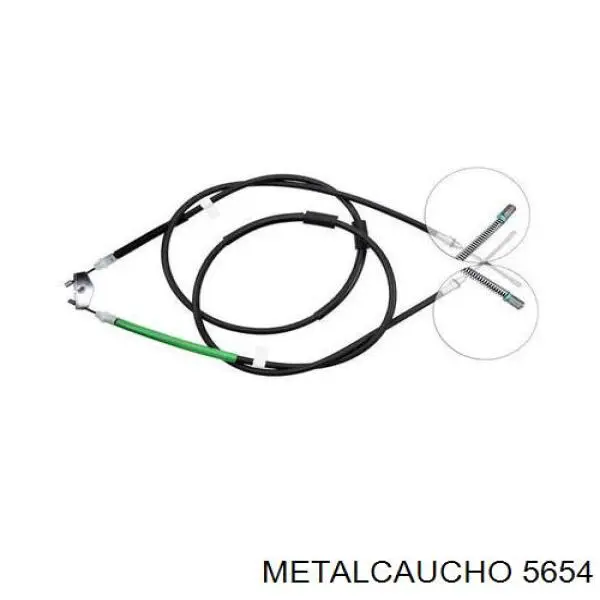 5654 Metalcaucho подушка (опора двигуна, права верхня)