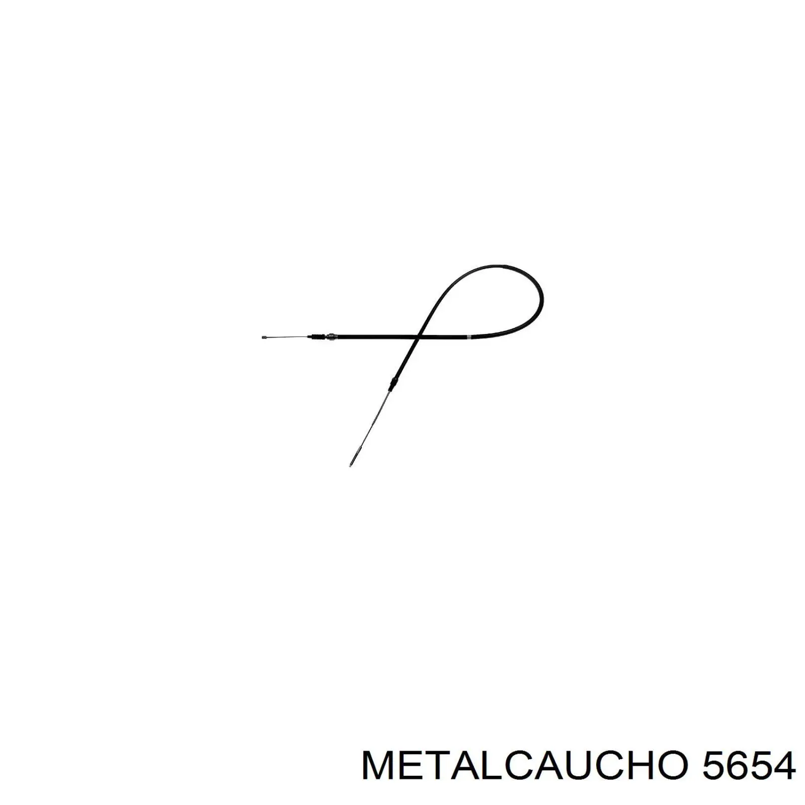 5654 Metalcaucho Подушка (опора) двигуна, права верхня
