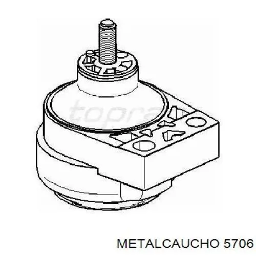 5706 Metalcaucho зірка-шестерня приводу коленвалу двигуна