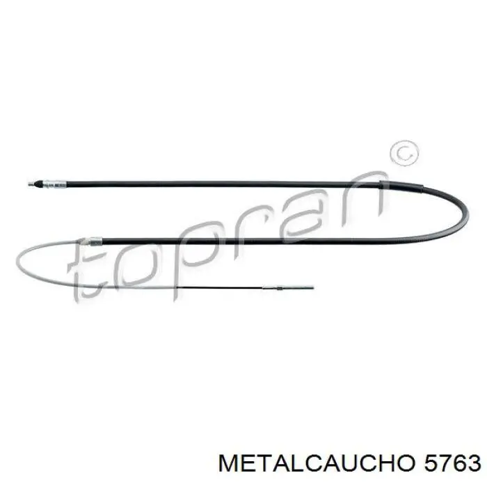 5763 Metalcaucho сайлентблок передній балки/підрамника