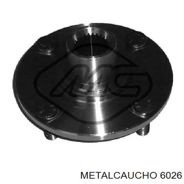 Подушка (опора) двигуна, ліва 6026 Metalcaucho