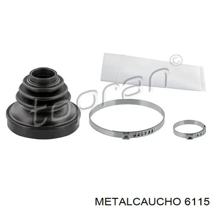 6115 Metalcaucho подушка (опора двигуна ліва (сайлентблок))