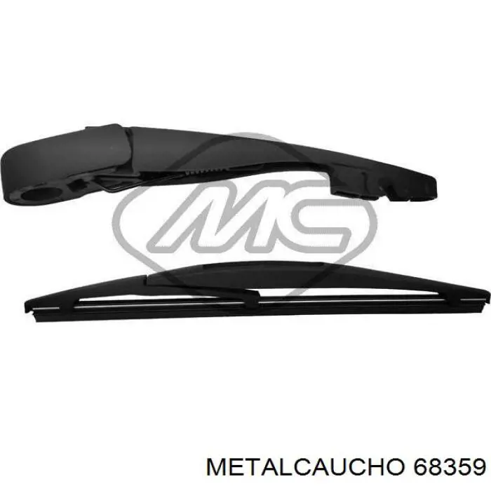 68359 Metalcaucho Щітка склоочисника задня
