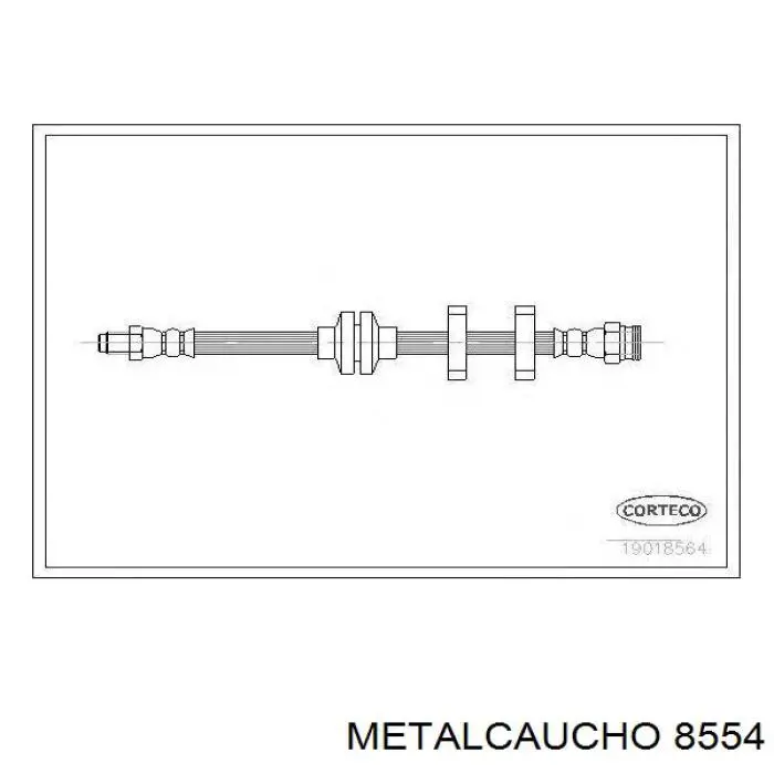 00001307RR Peugeot/Citroen Трубка високого тиску маслорегулятора