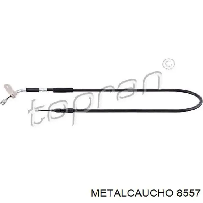 8557 Metalcaucho шланг/патрубок радіатора охолодження, нижній