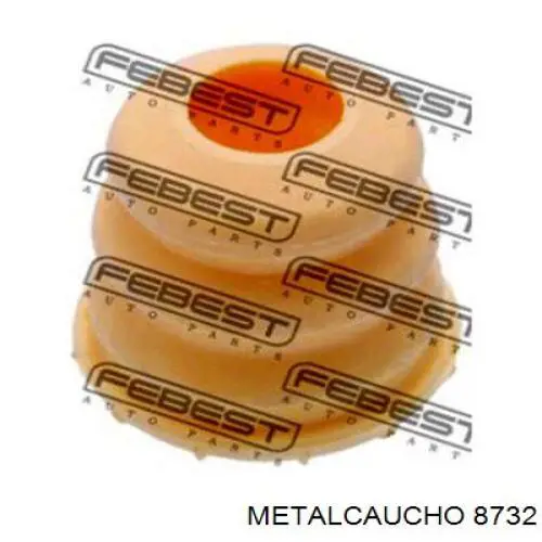 Шланг/патрубок радіатора охолодження, нижній Metalcaucho 08732