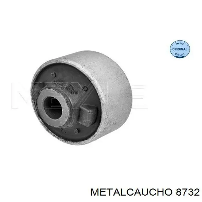 Шланг/патрубок радіатора охолодження, нижній 08732 Metalcaucho