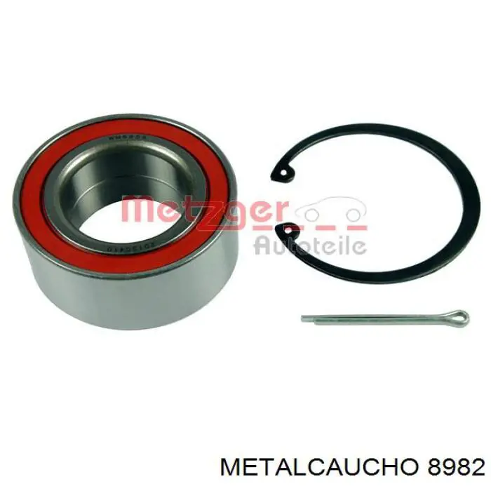 Шланг радіатора опалювача/пічки, обратка Metalcaucho 8982 ціна, від 11.32 USD