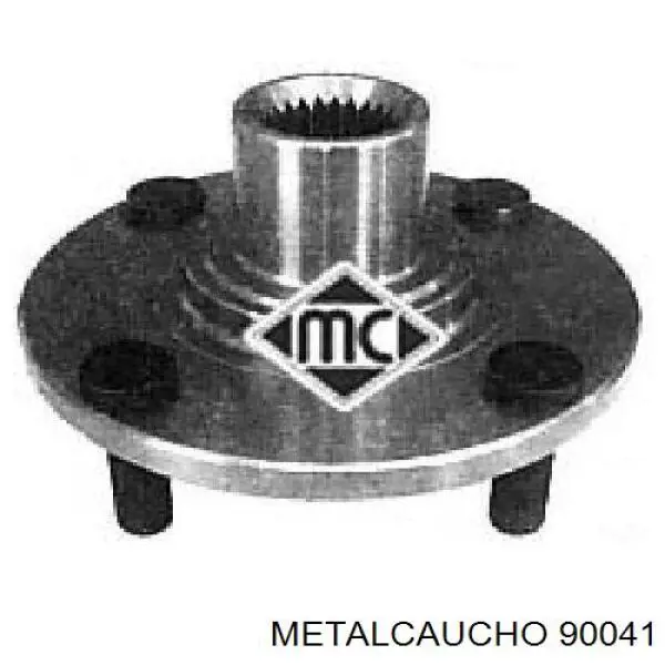 90041 Metalcaucho маточина передня