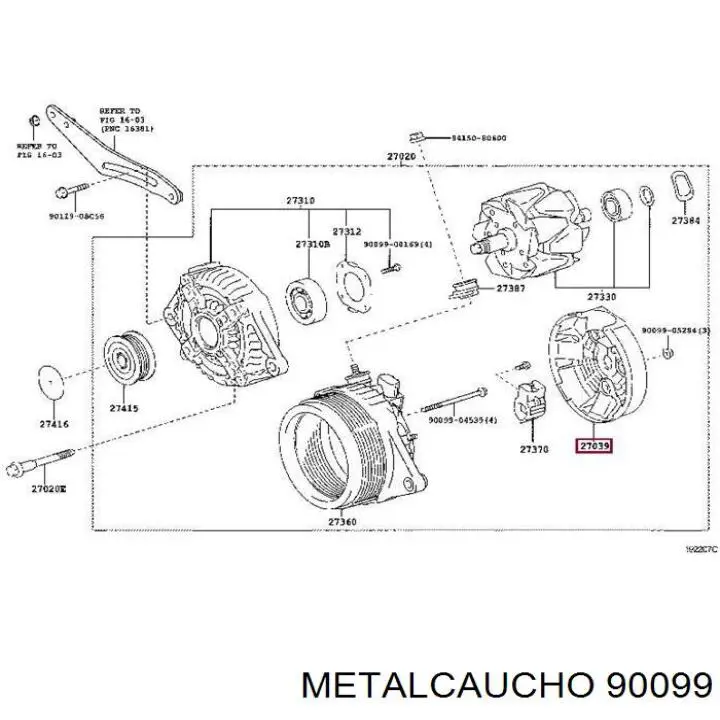 Передня маточина MP0181 Coram