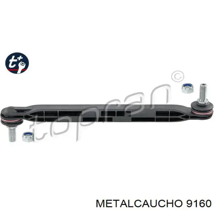 9160 Metalcaucho шланг/патрубок радіатора охолодження, нижній