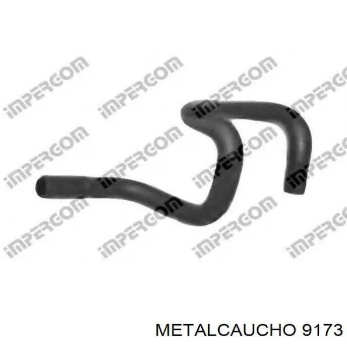 9173 Metalcaucho шланг/патрубок радіатора охолодження, нижній