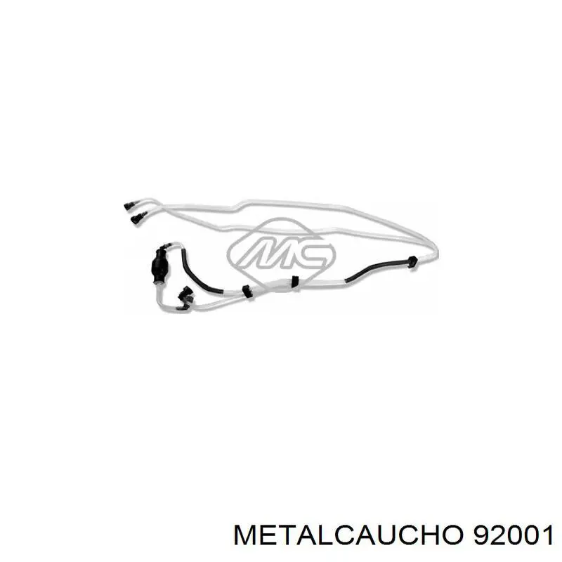 Трубка паливна, від бака до паливного фільтру Metalcaucho 92001 ціна, від 50.17 USD