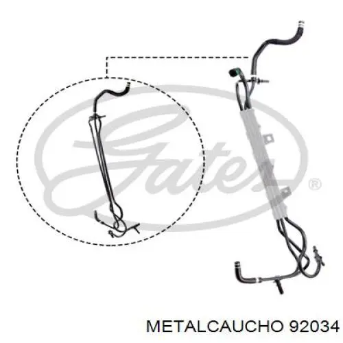 Трубка паливна, комплект Gates MFL1007 ціна, від 55.67 USD