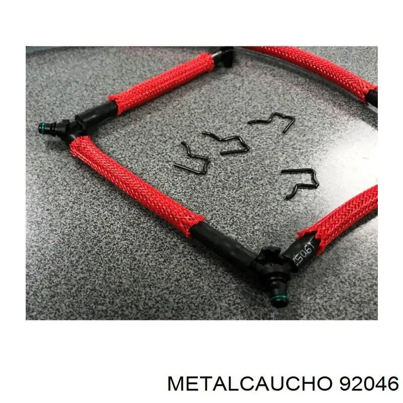 Трубка паливна, зворотня від форсунок Metalcaucho 92046