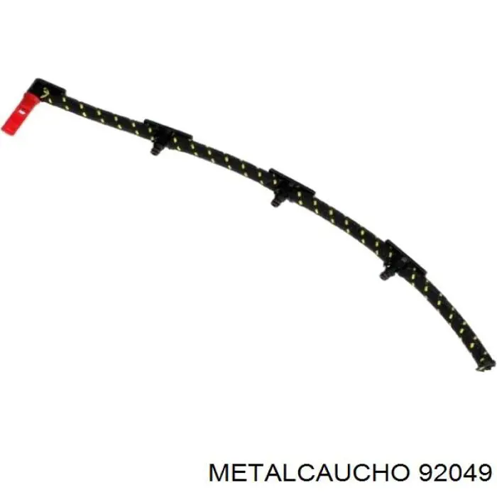 Трубка паливна, зворотня від форсунок Metalcaucho 92049 ціна, від 12.66 USD