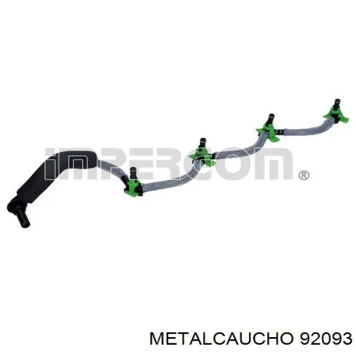 Трубка паливна, зворотня від форсунок Peugeot 207 SW (WK) (Пежо 207)