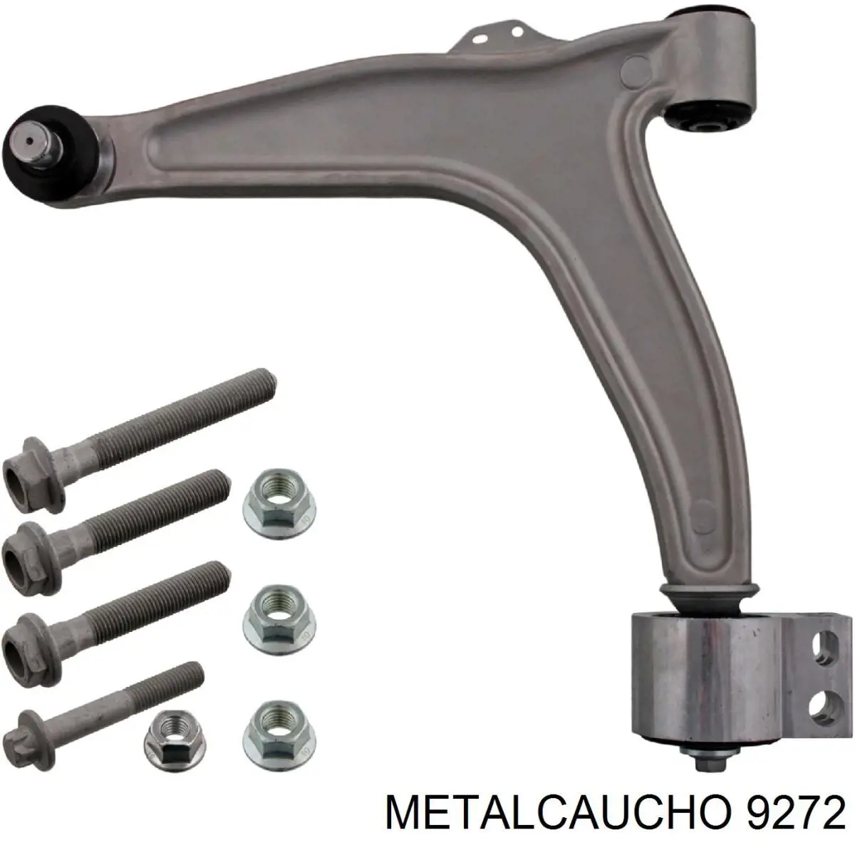 9272 Metalcaucho шланг/патрубок интеркуллера, нижній лівий