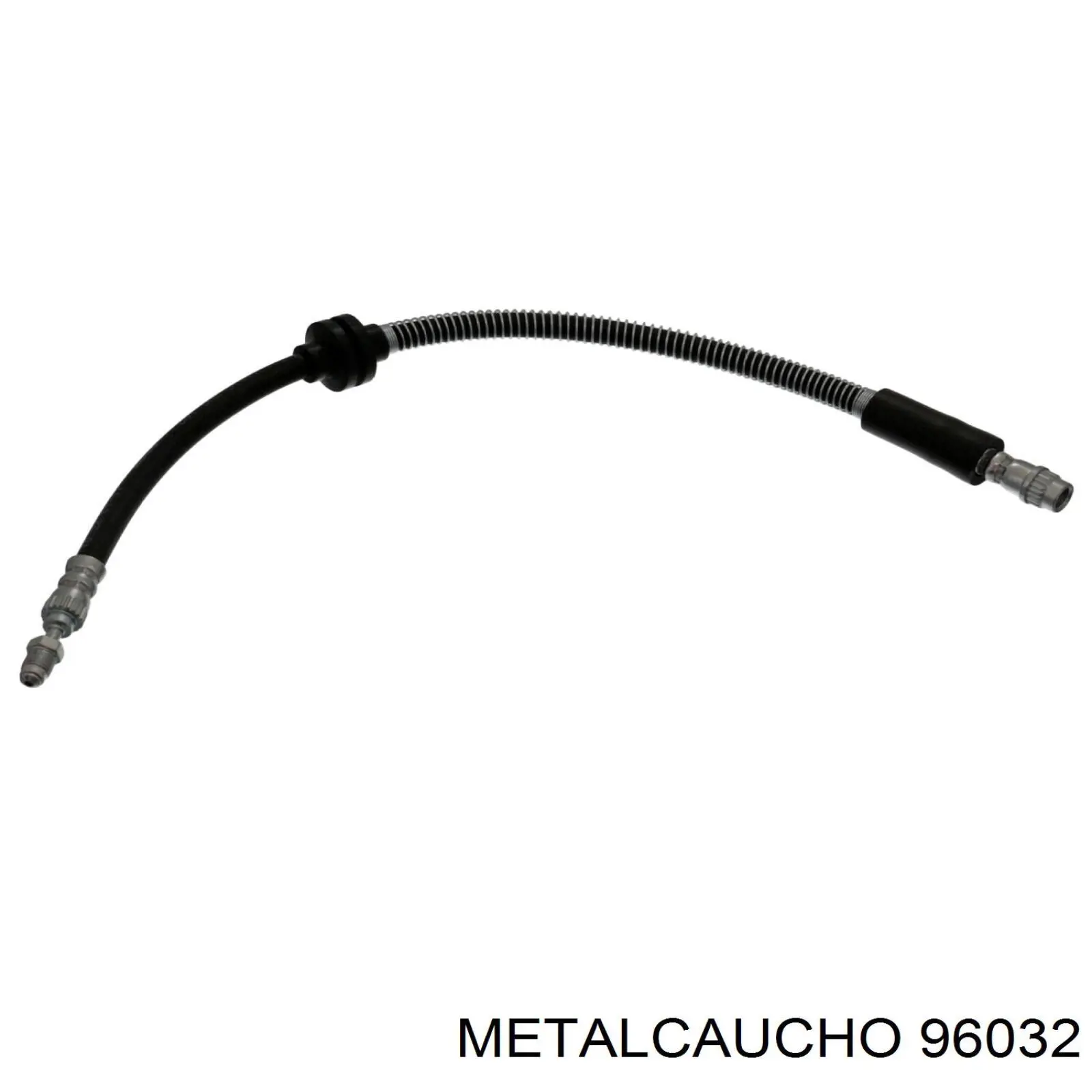 96032 Metalcaucho шланг гальмівний передній