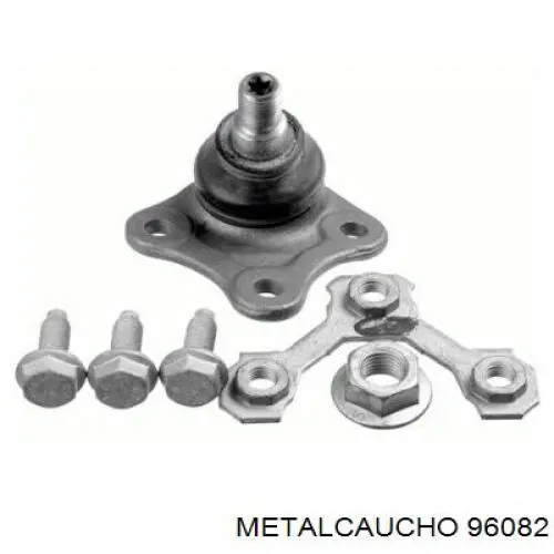 Купити 96082 Metalcaucho Гальмівні шланги передні