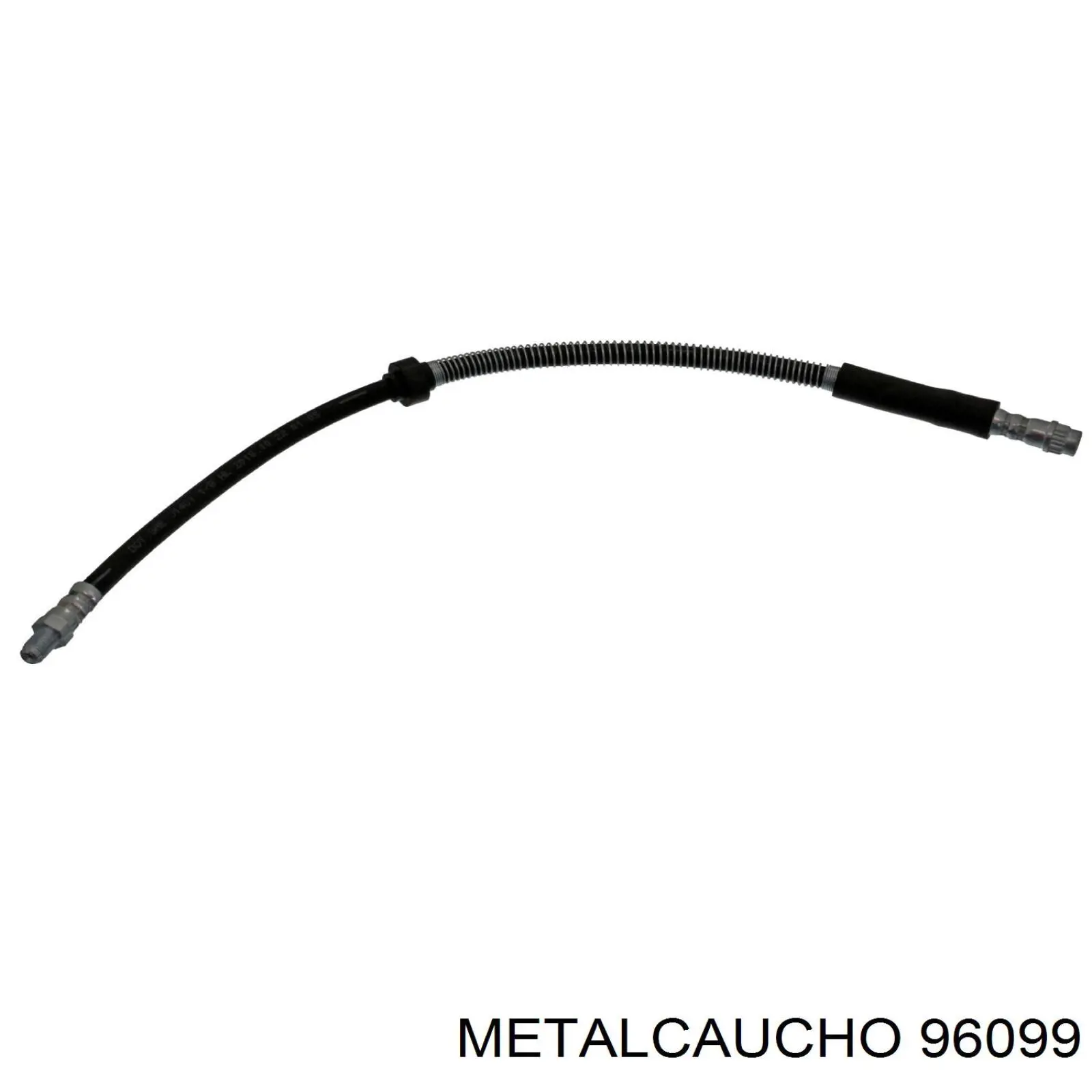96099 Metalcaucho Гнучка гальмівна трубка передня