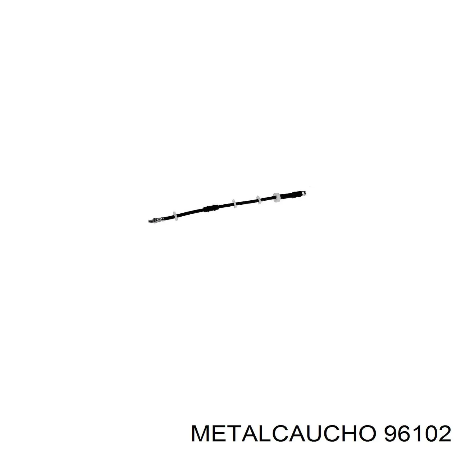 96102 Metalcaucho шланг гальмівний передній