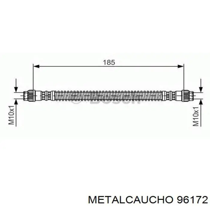 Гальмівні шланги передні 351216 Adriauto