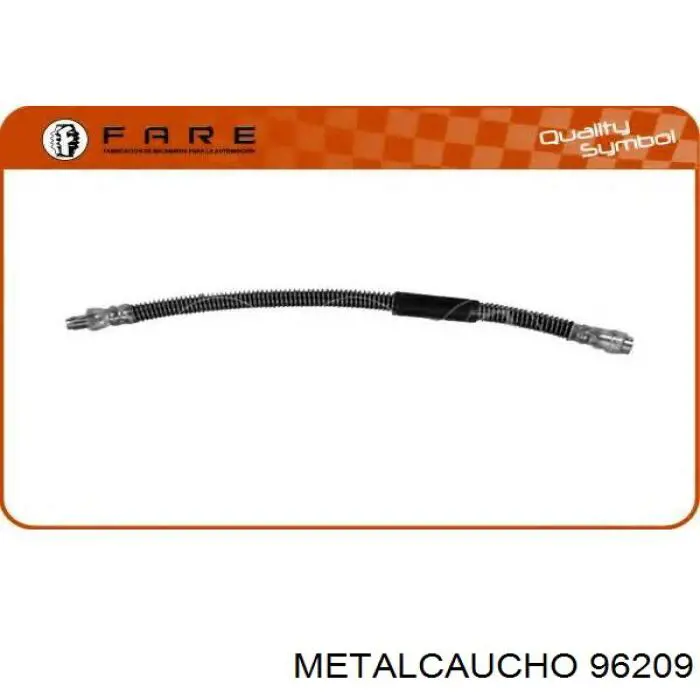 96209 Metalcaucho шланг гальмівний задній