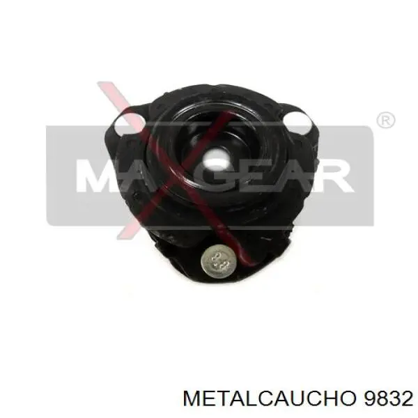 9832 Metalcaucho шланг/патрубок интеркуллера, нижній лівий