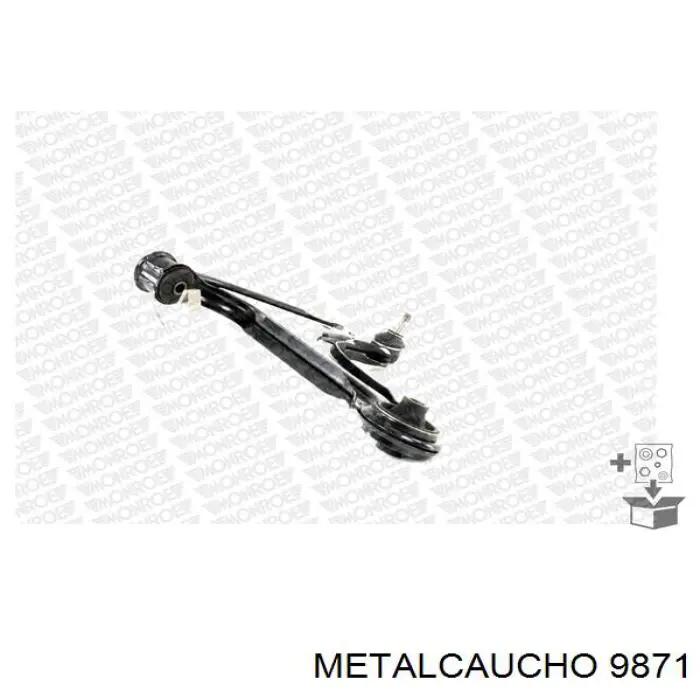 Купити 09871 Metalcaucho Шланг/патрубок интеркуллера