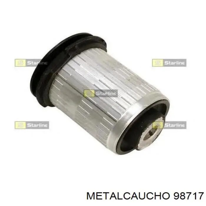 98717 Metalcaucho Шланг (патрубок) байпасний впускного колектора