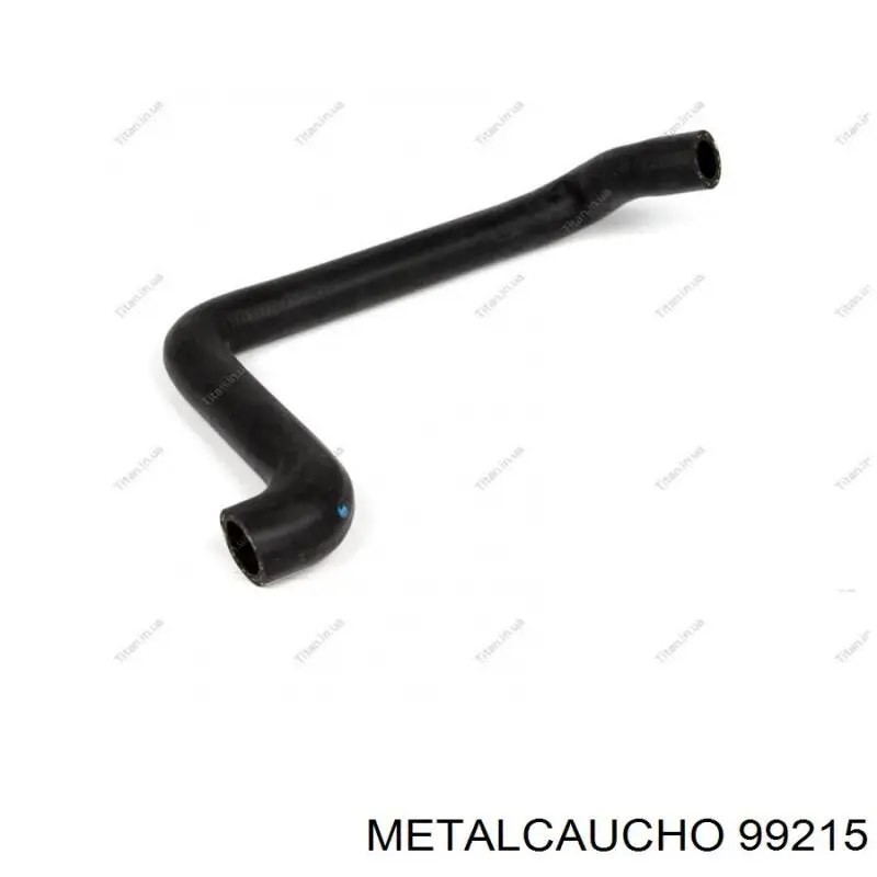 Купити 99215 Metalcaucho Шланг радіатора опалювача/пічки, обратка