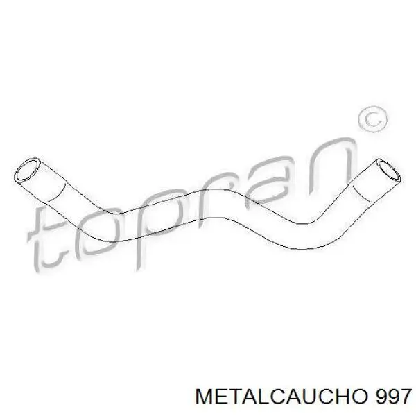 997 Metalcaucho подушка (опора двигуна, права)