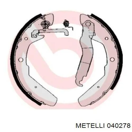 Циліндр гальмівний колісний/робітник, задній Metelli 040278