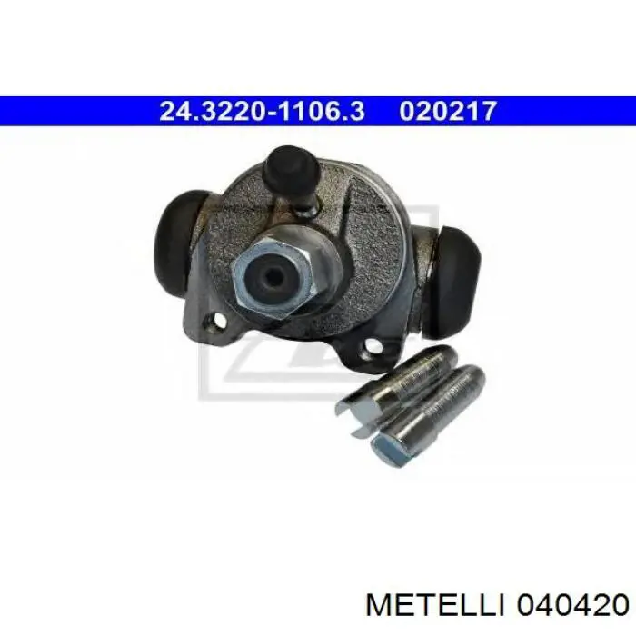 Купити 040420 Metelli Циліндр гальмівний колісний/робітник, задній