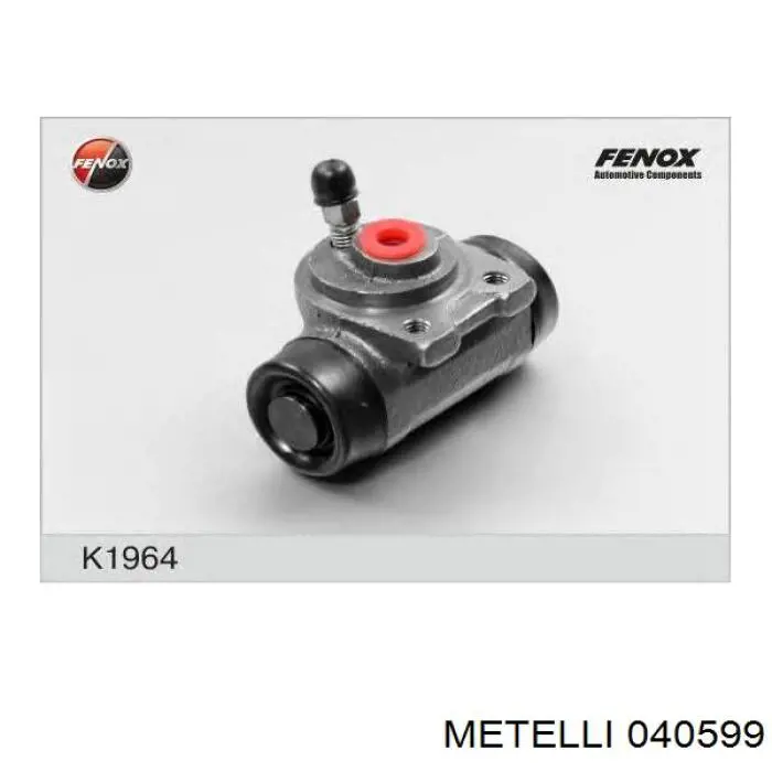 Циліндр гальмівний колісний/робочий, задній Metelli 040599 ціна, від 8.81 USD