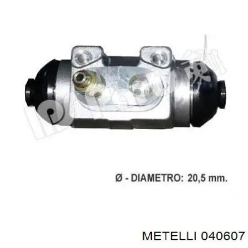 Циліндр гальмівний колісний/робочий, задній Metelli 040607 ціна, від 11.42 USD