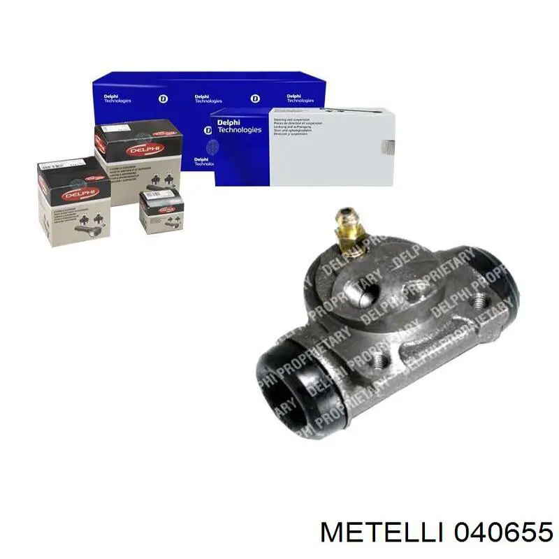 Циліндр гальмівний колісний/робітник, задній 040655 Metelli