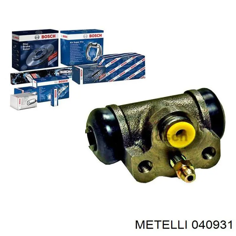 Циліндр гальмівний колісний/робітник, задній 040931 Metelli